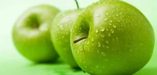 التفاح الأخضر