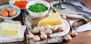 الاطعمة التي تحتوي على فيتامين د