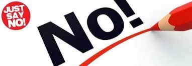 كيف تقول لا بطريقة مهذبة