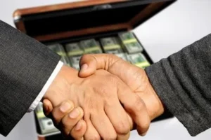 قبض دفعة مسبقة في عملية بيع